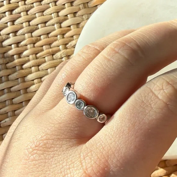 Vintage Bezel Ring Silver - Picture 3 of 11